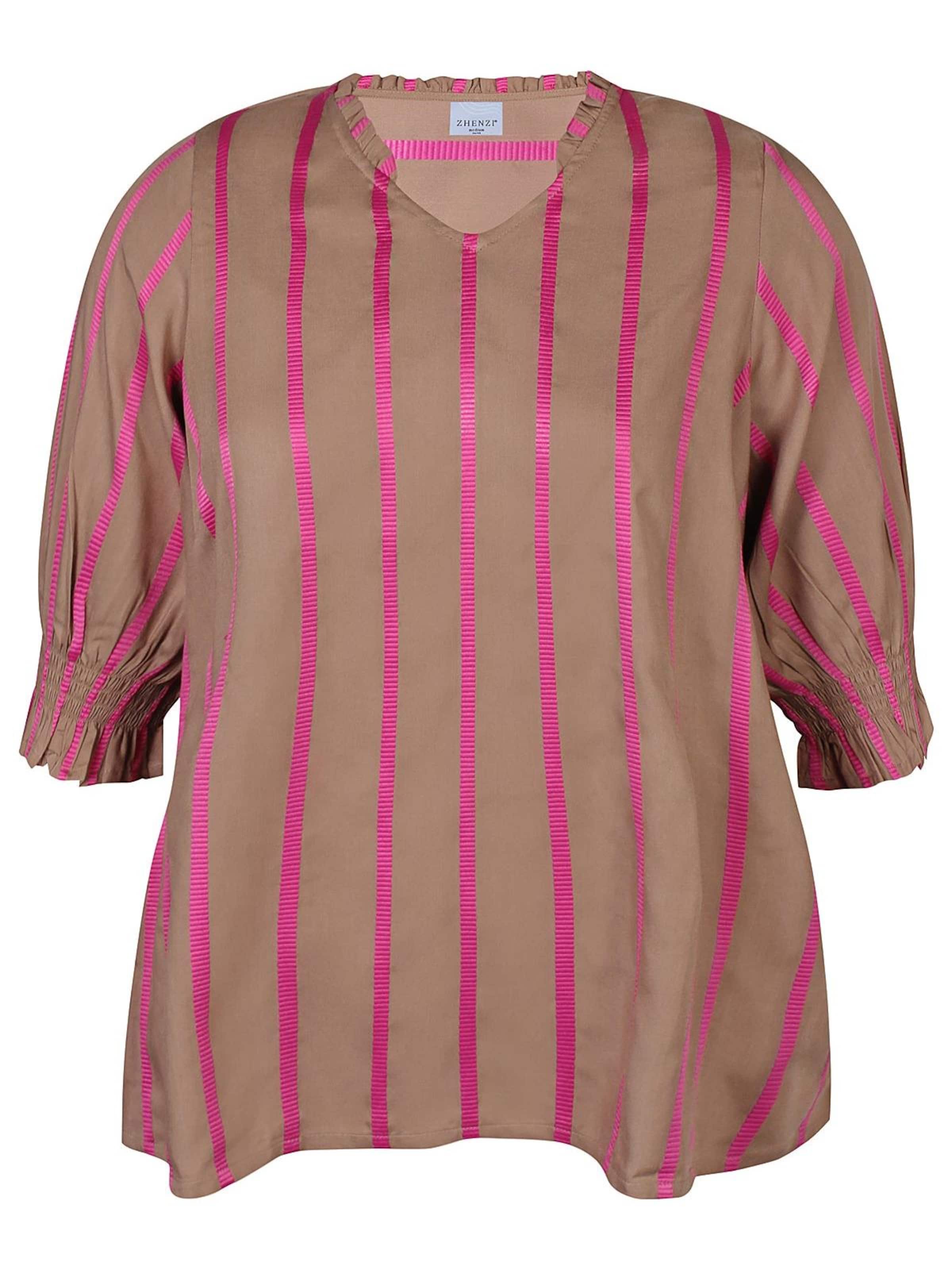 Zhenzi Blouse 'Janis 1383' in Gemengde kleuren: voorkant
