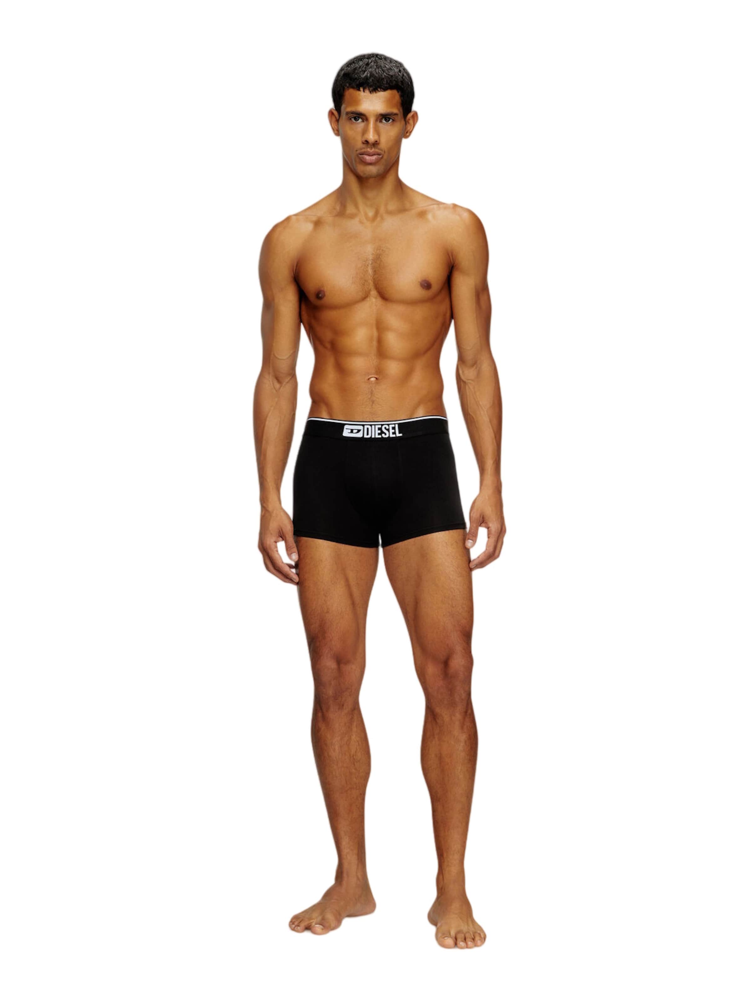 DIESEL Boxerky 'UMBX-DAMIENTHREEPACK' – černá: přední strana
