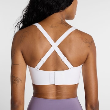 new balance - Soutien Bustier Soutien de desporto em branco