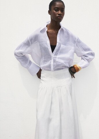 MANGO Skirt 'Varese' in White