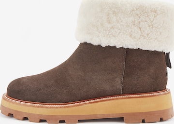 Australia Luxe Collective - Botas pelo tornozelo em castanho: frente
