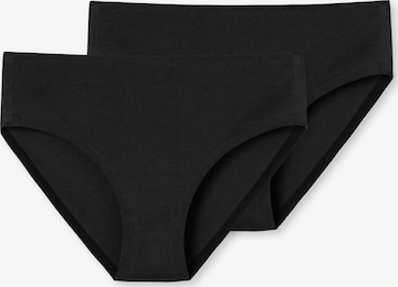 Sous-vêtements ' Invisible Cotton ' SCHIESSER en noir : devant