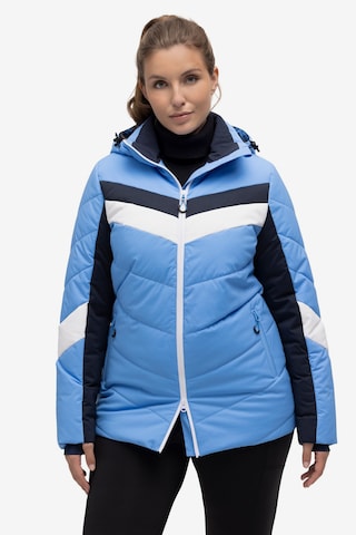 Veste fonctionnelle Ulla Popken en bleu : devant