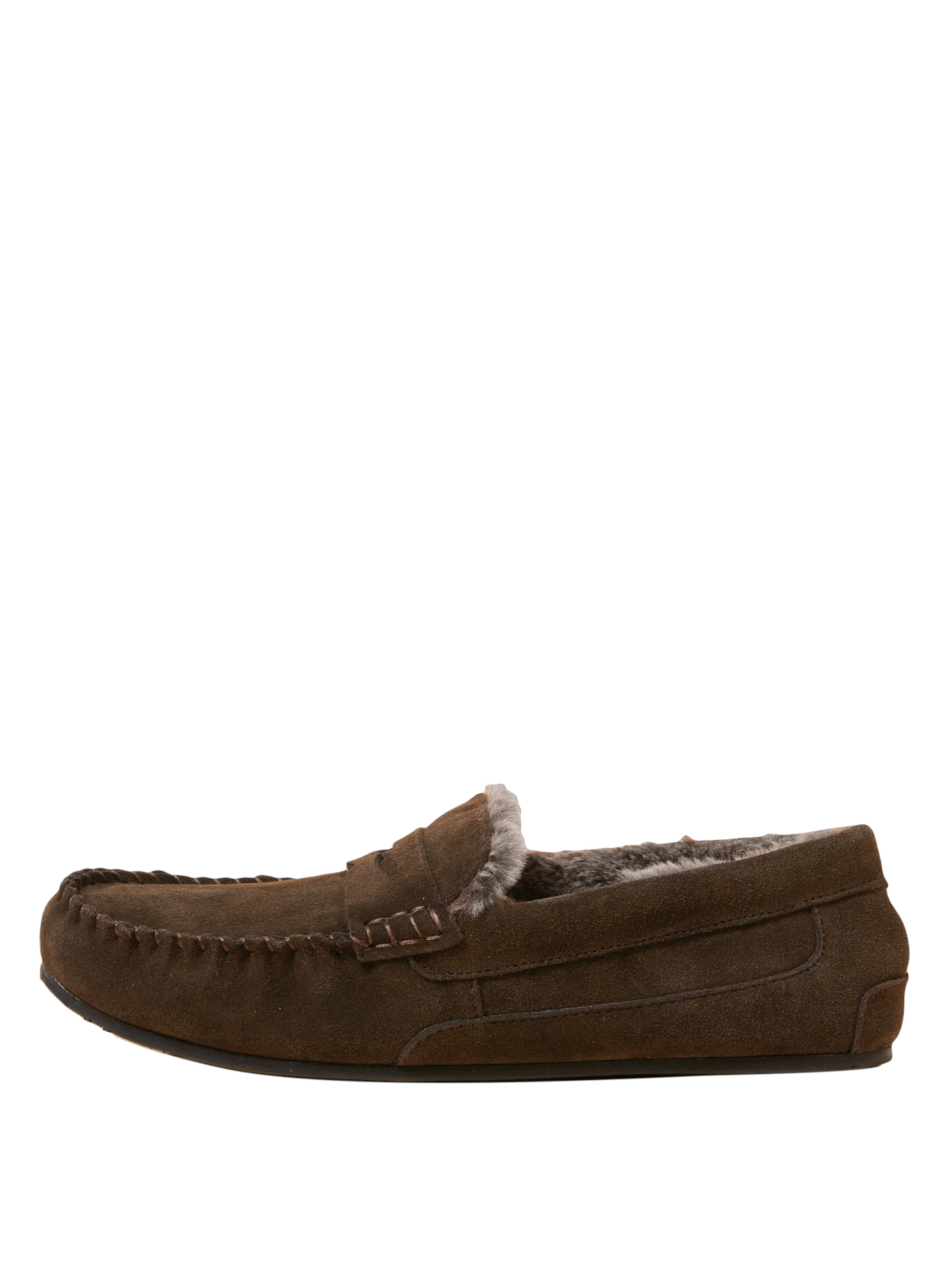 Marks & Spencer Mocassins in Bruin: voorkant