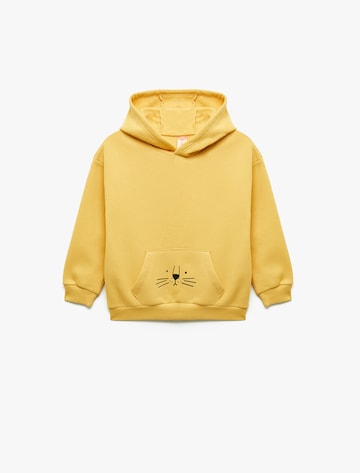 Koton Sweatshirt in Gelb: Vorderseite