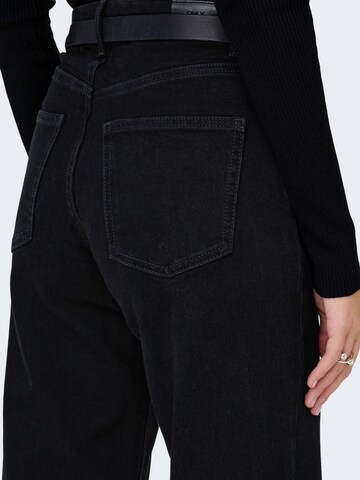 ONLY Wide leg Jeans 'ONLJuicy' in Zwart