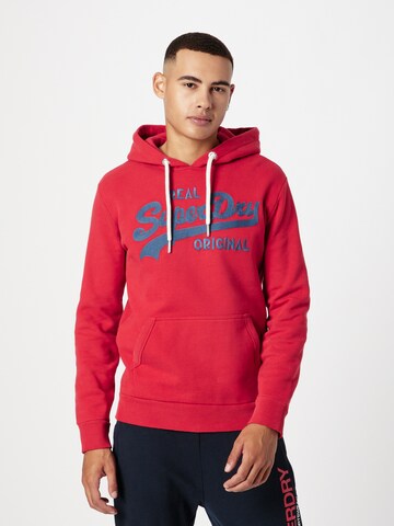 Superdry - Sweatshirt 'Soda Pop' em vermelho: frente