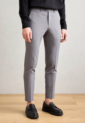 Lindbergh Slimfit Spodnie w kant 'Club' w kolorze szary