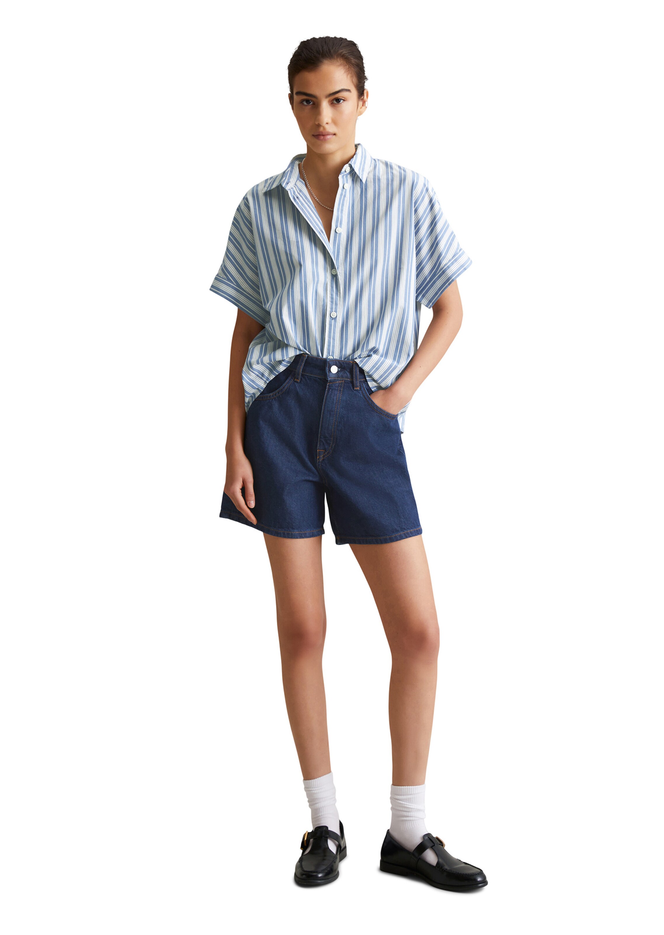 Marc O'Polo DENIM Loosefit Shorts in Blau