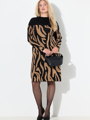 Ulla Popken Neulemekko värissä ruskea