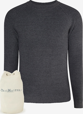 Pullover di DreiMaster Vintage in grigio: frontale