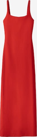 Bershka Sukienka w kolorze czerwony: przód