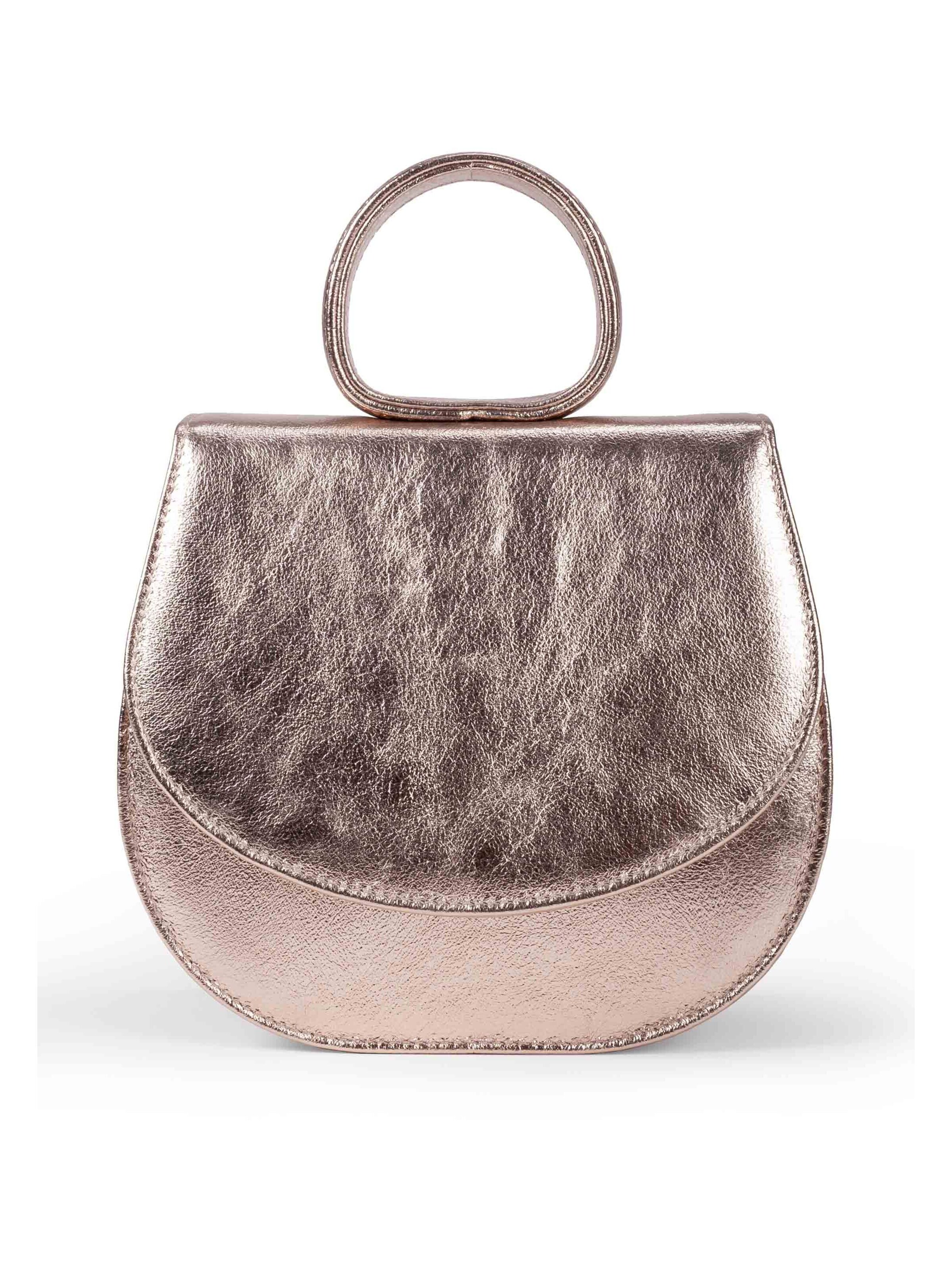 Gretchen Handbag 'Ebony' in Gold: front