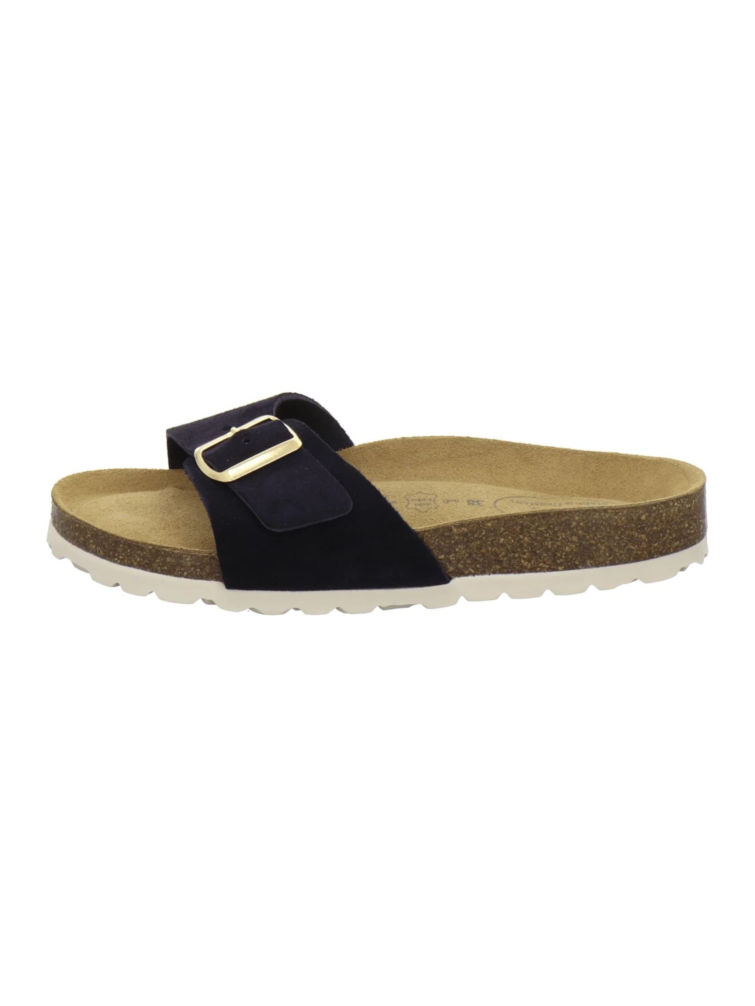 Mule 'Pantoletten Damen Einschnaller ocean' AFS-Schuhe en bleu