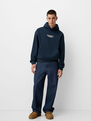 Bershka Sweatshirt in Blauw
