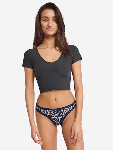 SLOGGI String 'GO Crush' in Blauw: voorkant