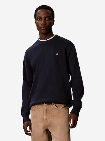Calvin Klein Jeans Trui in Blauw: voorkant
