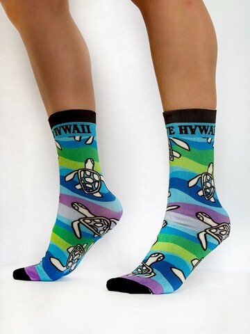 Chaussettes de sport 'Air Lite' Wave Hawaii en mélange de couleurs : devant