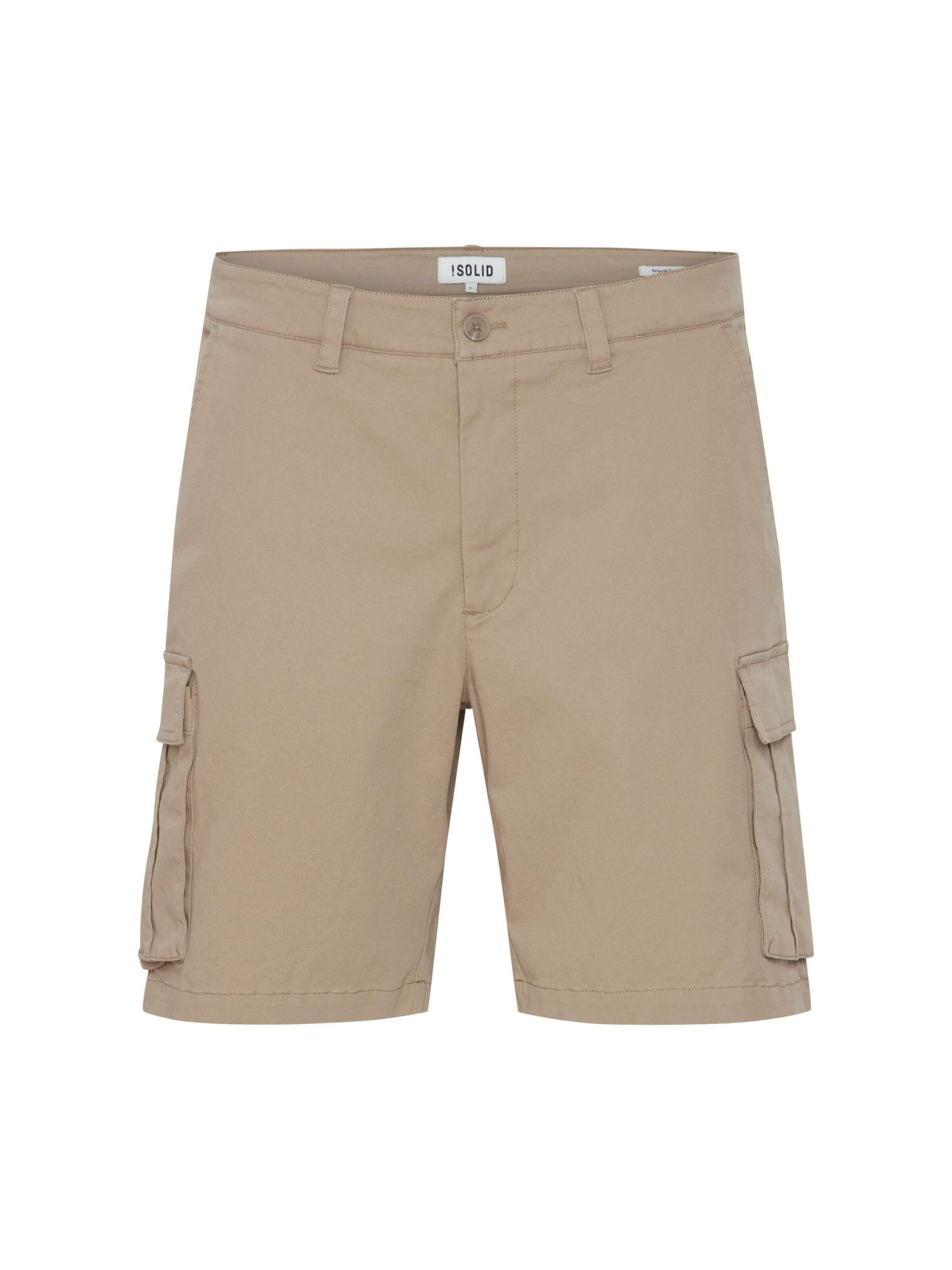 Pantalon cargo ' JOE ' !Solid en beige : devant