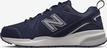 Baskets basses new balance en bleu : devant