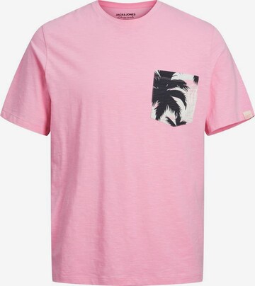 T-Shirt JACK & JONES en rose : devant