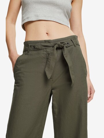 Wide Leg Pantalon ESPRIT en vert