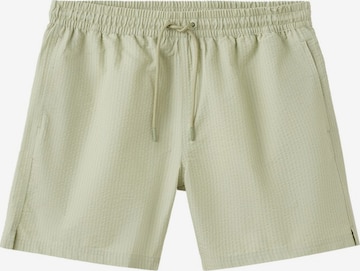 MANGO MAN Badeshorts 'Seerf' in Grün: Vorderseite
