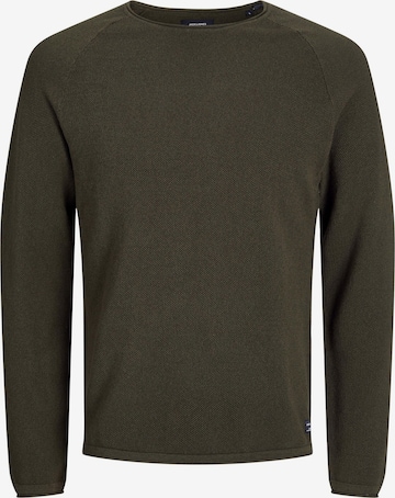 Pull-over 'JJEHill' JACK & JONES en vert : devant