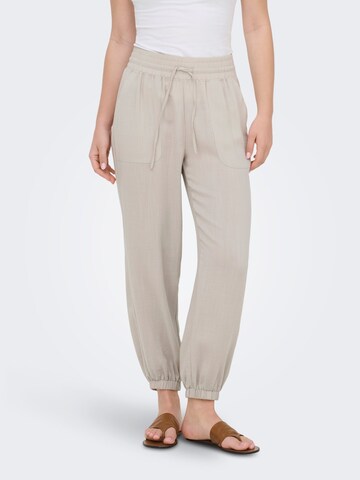 Effilé Pantalon 'ONLBolzano' ONLY en gris : devant