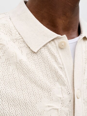 JACK & JONES Comfort Fit Hemd in Beige