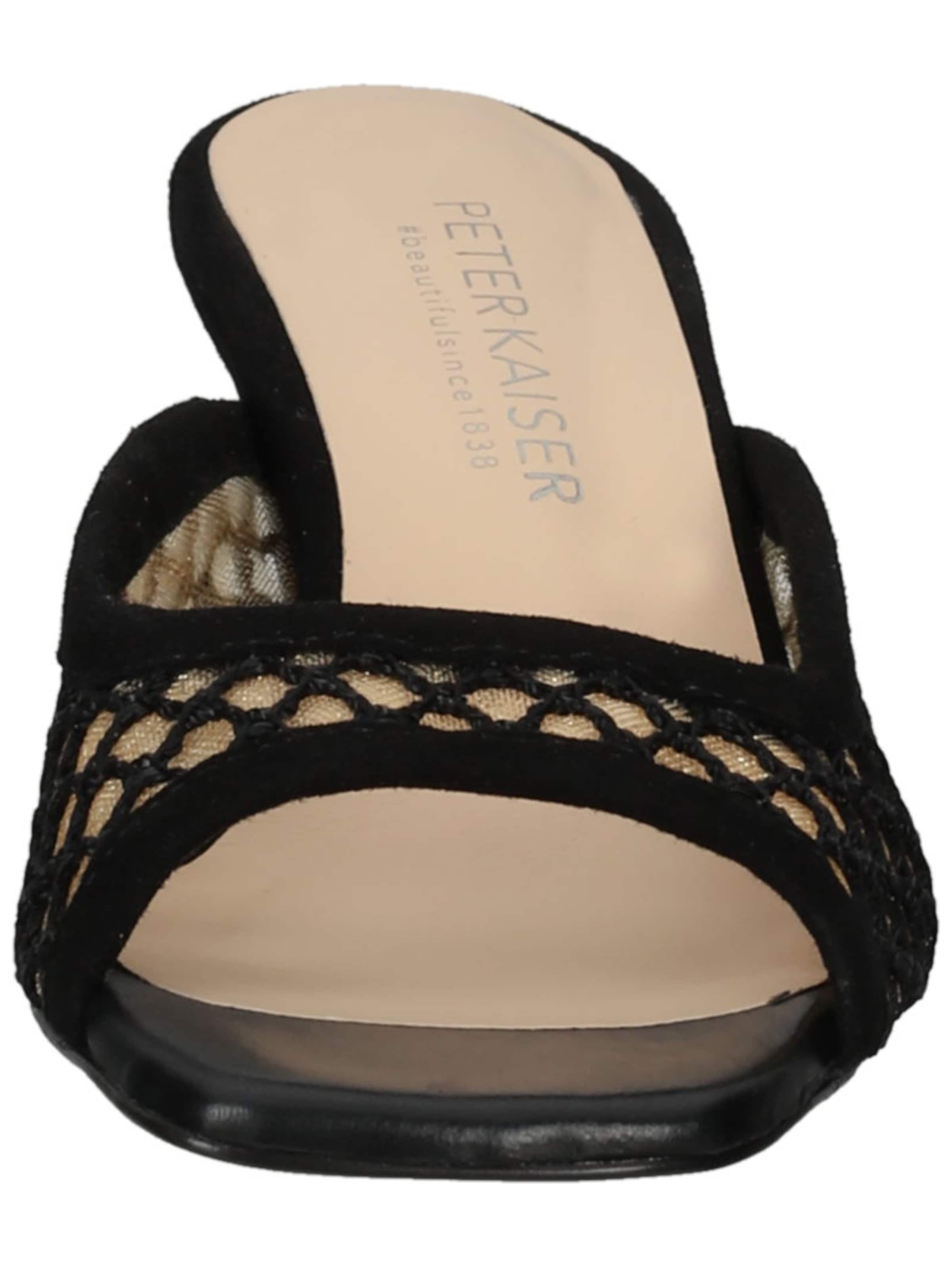 PETER KAISER Pantolette in Schwarz