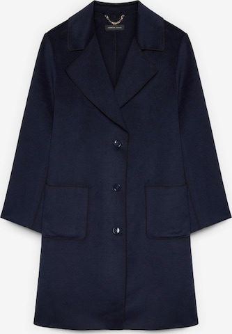 Fiorella Rubino Between-Seasons Coat in Blue: front