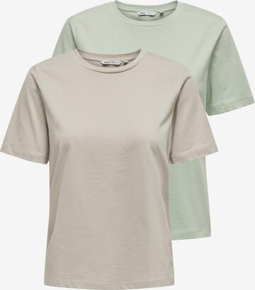 T-shirt ONLY en gris : devant