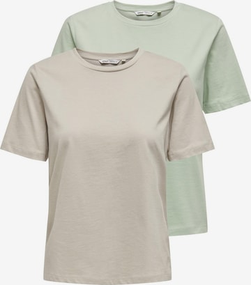 ONLY - Camiseta en gris: frente