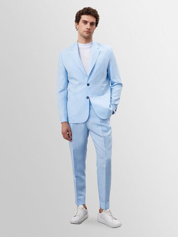 Antioch Slim fit Trousers with creases in Blue
