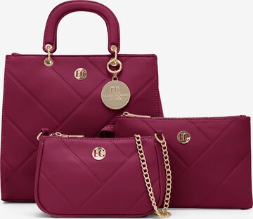 Enrico Coveri - Malas de tiracolo 'Rychelle' em roxo: frente