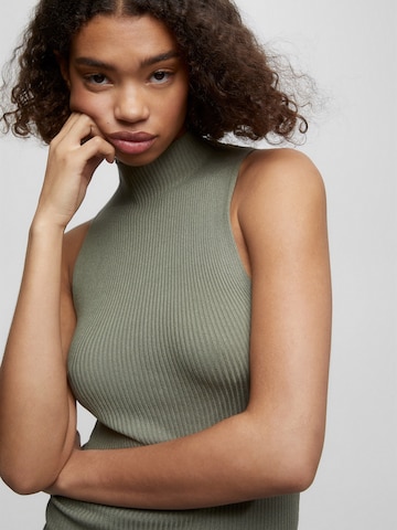 Pull&Bear Knitted dress in Green