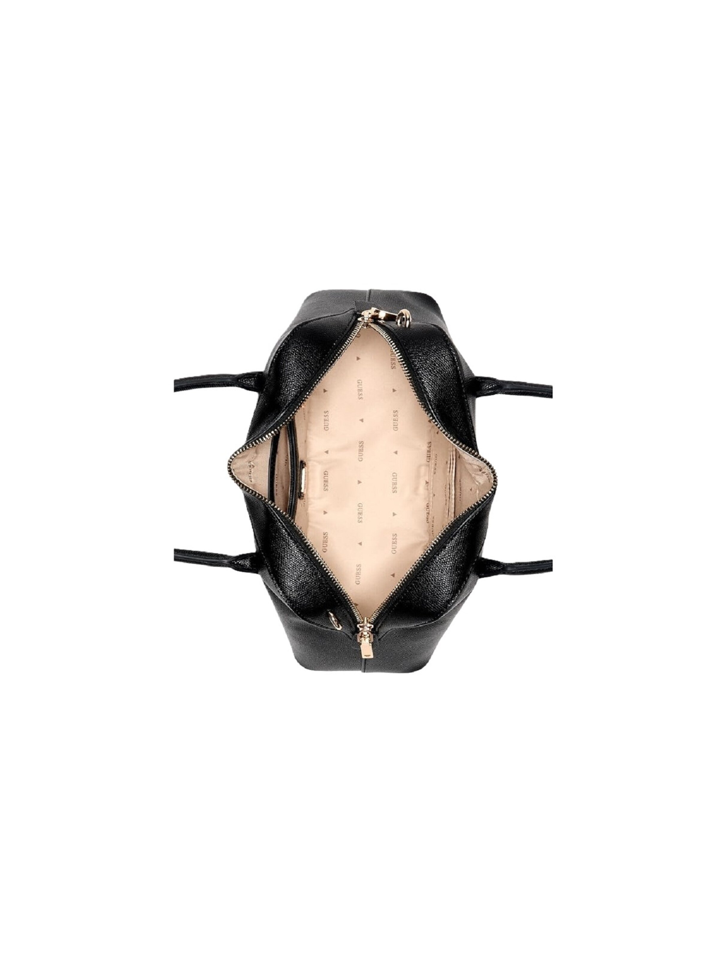 GUESS Schultertasche 'Davina' in Schwarz