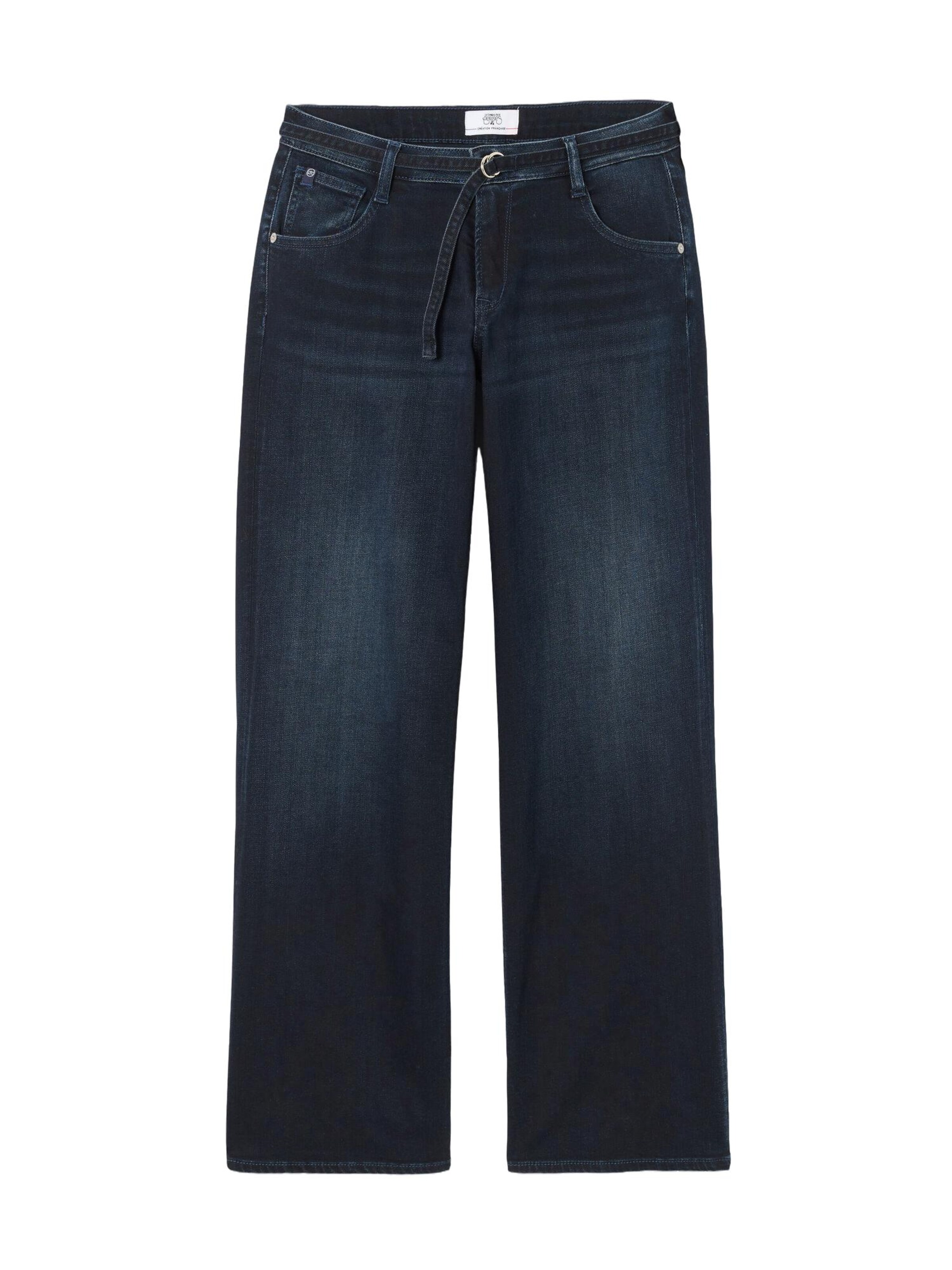 Wide Leg Jean Le Temps Des Cerises en bleu : devant