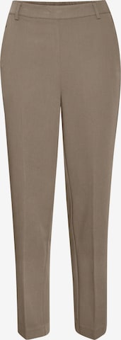 Regular Pantalon à plis 'Sakura' Kaffe en beige : devant