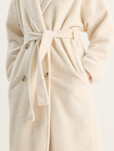 Bianco Lucci Between-Seasons Coat in natural white, Item view