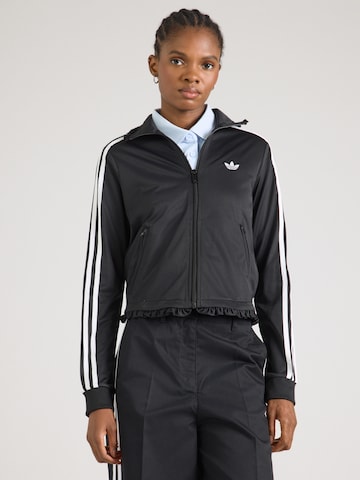 ADIDAS ORIGINALS Ζακέτα φούτερ 'FB' σε μαύρο: μπροστά