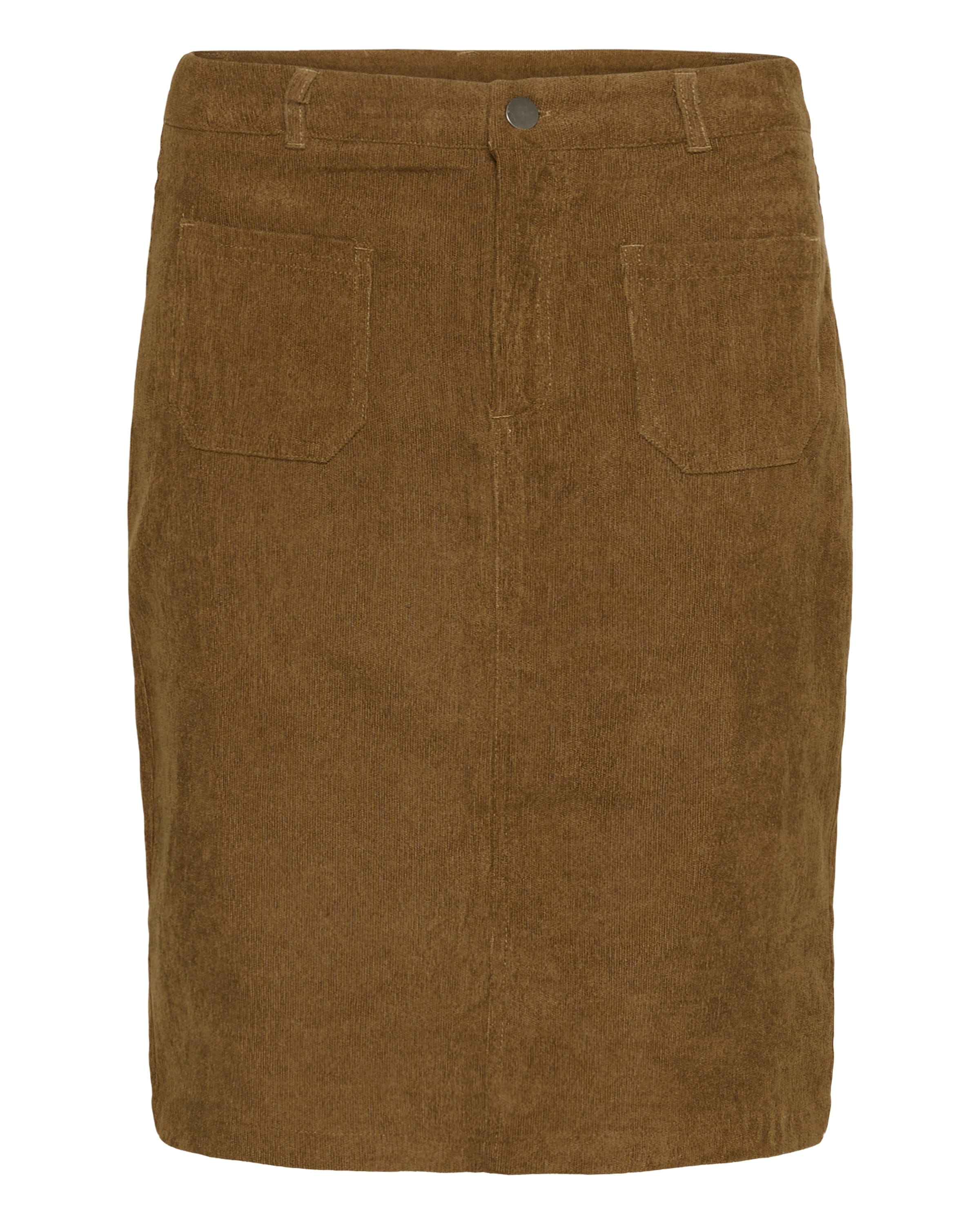 Kaffe Rok in Bruin: voorkant