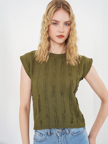 Camicia da donna di Bigdart in verde: frontale