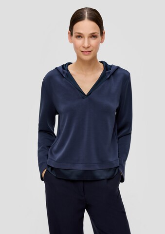 s.Oliver BLACK LABELSweater majica - plava boja: prednji dio