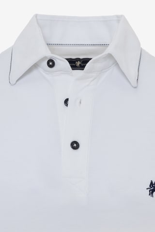 DENIM CULTURE Μπλουζάκι 'Theron' σε λευκό