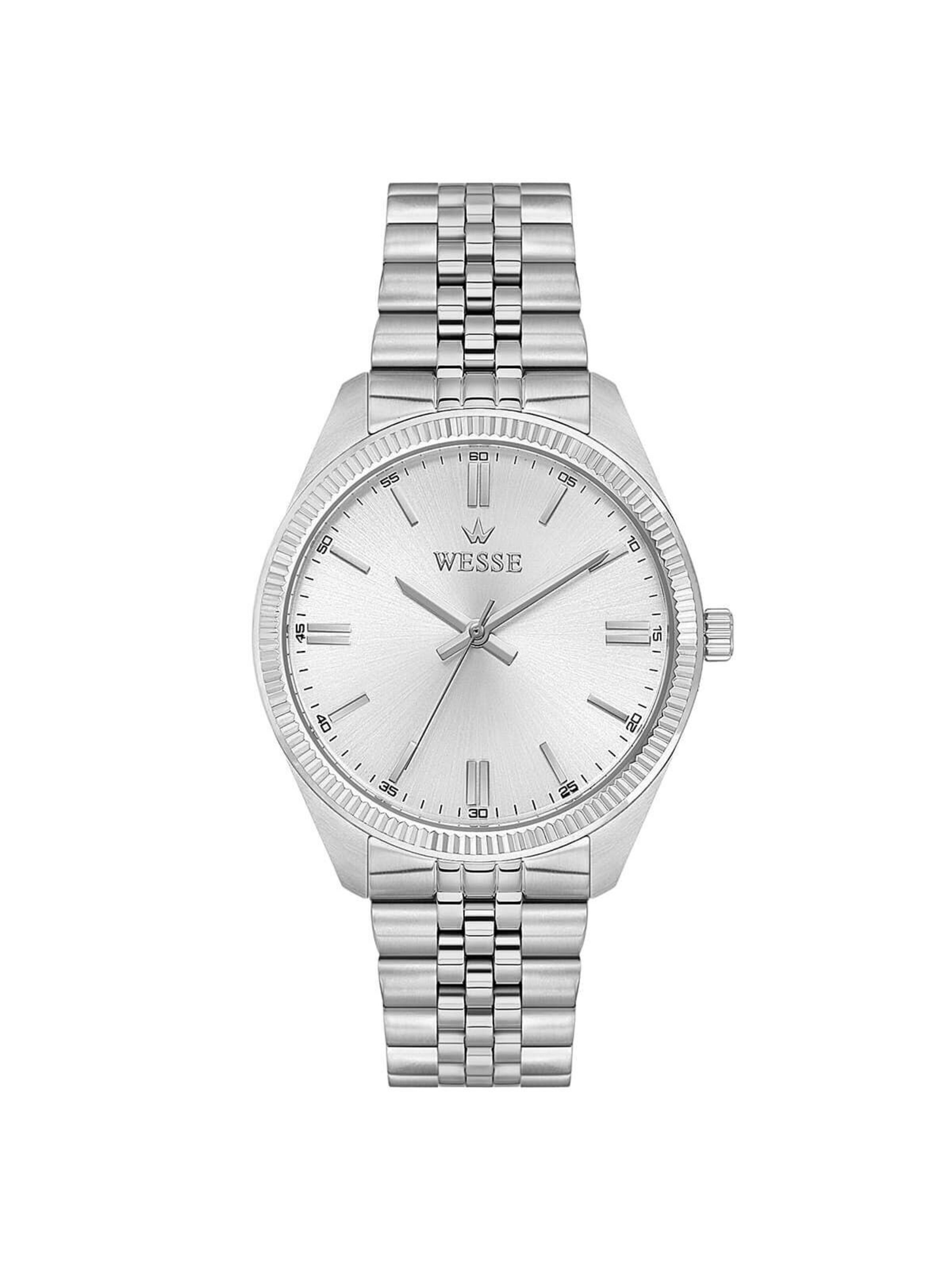 WESSE - Reloj analógico 'WWG210308' en plata: frente