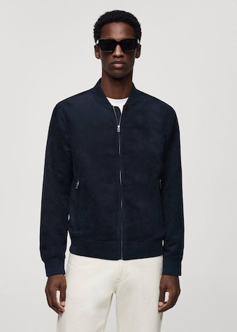 MANGO MAN Between-Season Jacket 'Bero' in Blue: front