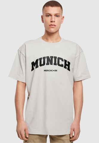 Merchcode Shirt 'Munich' in Grey: front