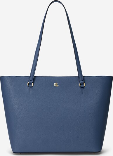 Lauren Ralph Lauren Nakupovalna torba 'KARLY' | modra / zlata barva, Prikaz izdelka